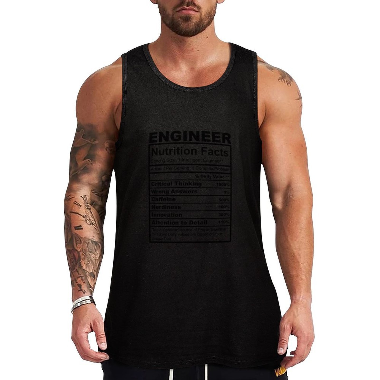 Nutrition For Fitness - Camiseta divertida para regalo de ingeniero,