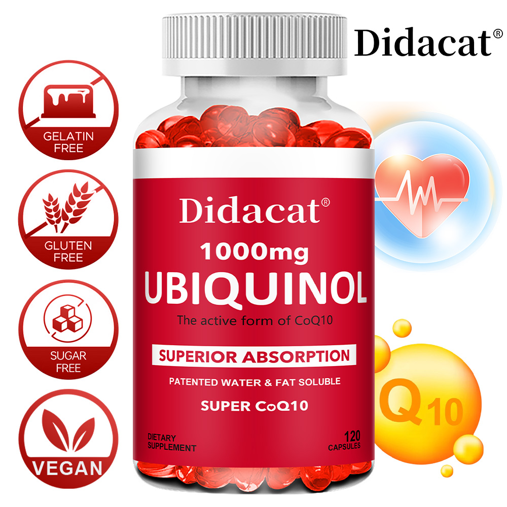 Cápsulas Blandas Vegetales de  - Coq10 Ubiquinol Softgel reseña y precio