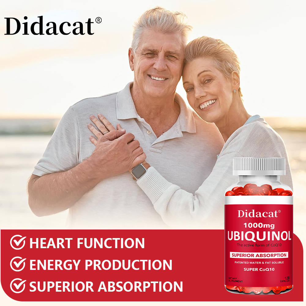 Cápsulas Blandas Vegetales de  - Coq10 Ubiquinol Softgel reseña y precio