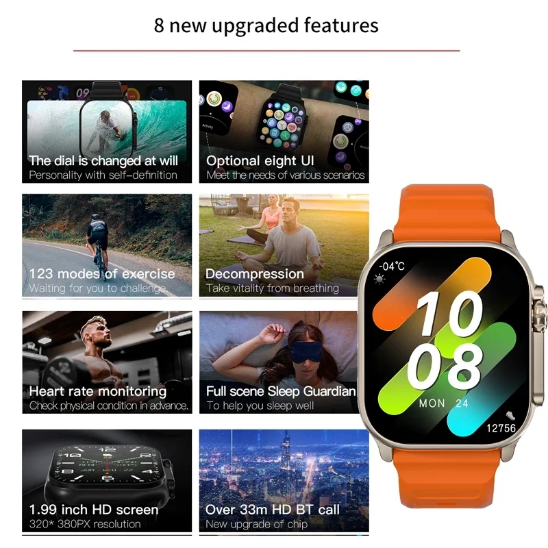 Reloj inteligente Original T90 - Nutrition Gym reseña y precio