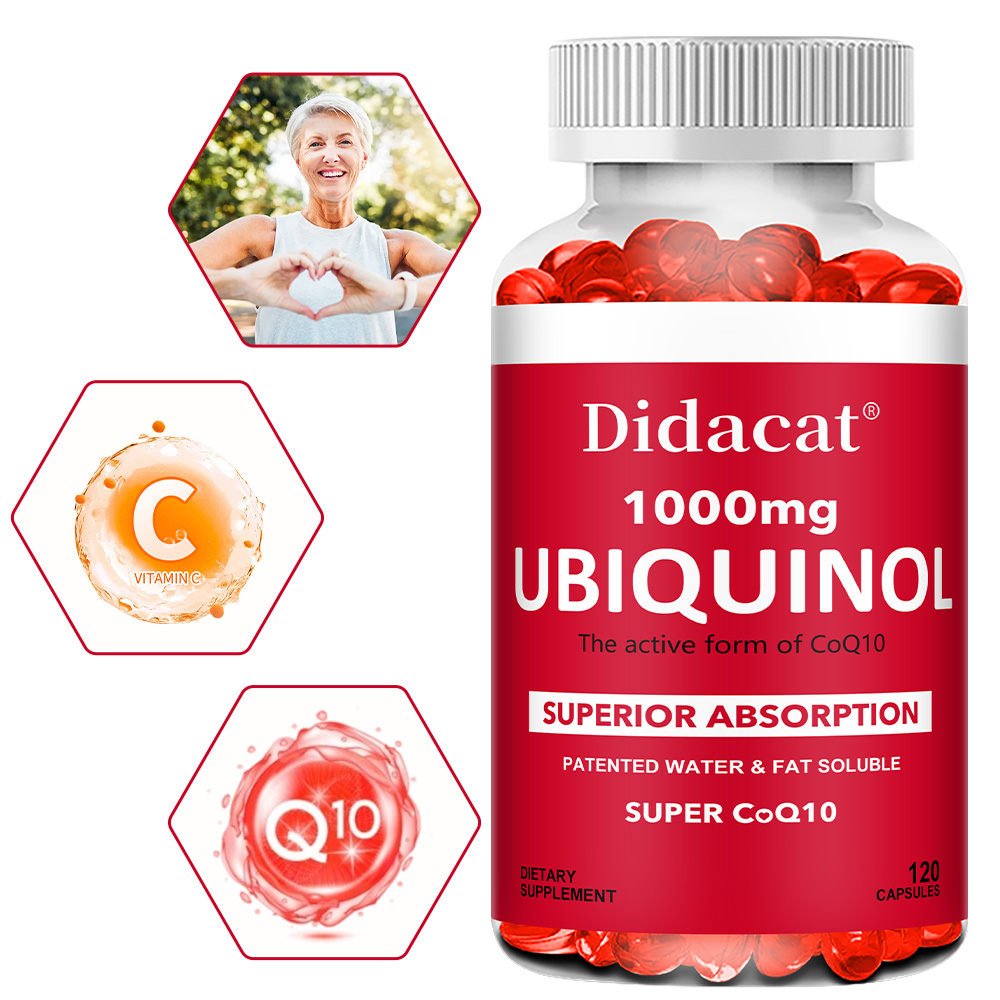Cápsulas Blandas de Ubiquinol  - Coq10 Ubiquinol Softgel reseña y precio